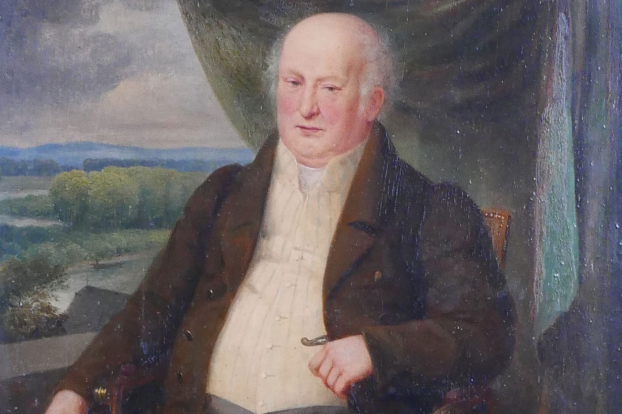 Károly Markó der Ältere, Porträt Johann Jakob Geymüller, um 183