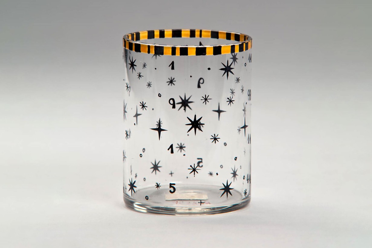 Glass with stars