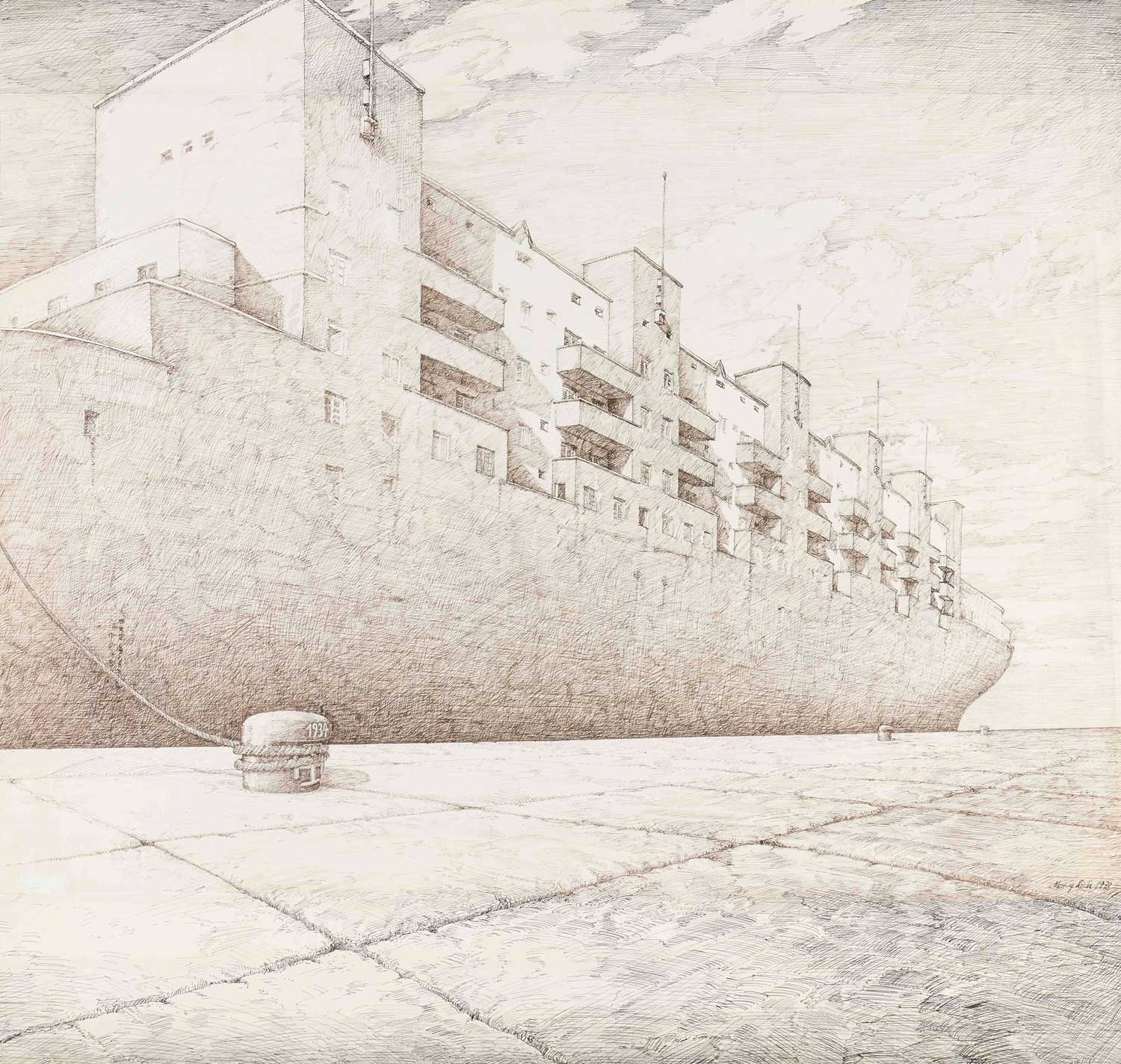 <BODY><div>Missing Link, Das Flaggschiff [The Flagship], 1978 </div><div>© MAK</div><div> </div></BODY>
