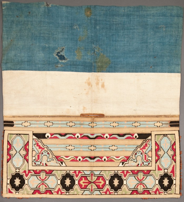 Satteldecke Çaprak: Wirkerei mit Kette und Schuss in Seide