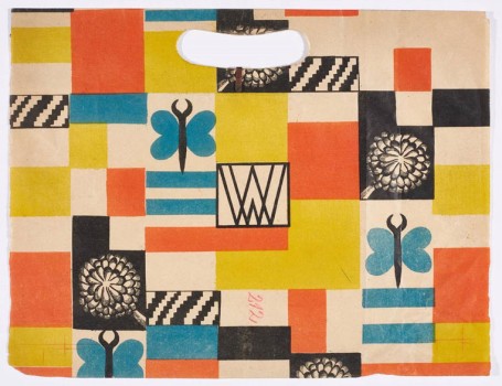 Mathilde Flögl, Paper bag from the Wiener Werkstätte, 1924&#160;© MAK