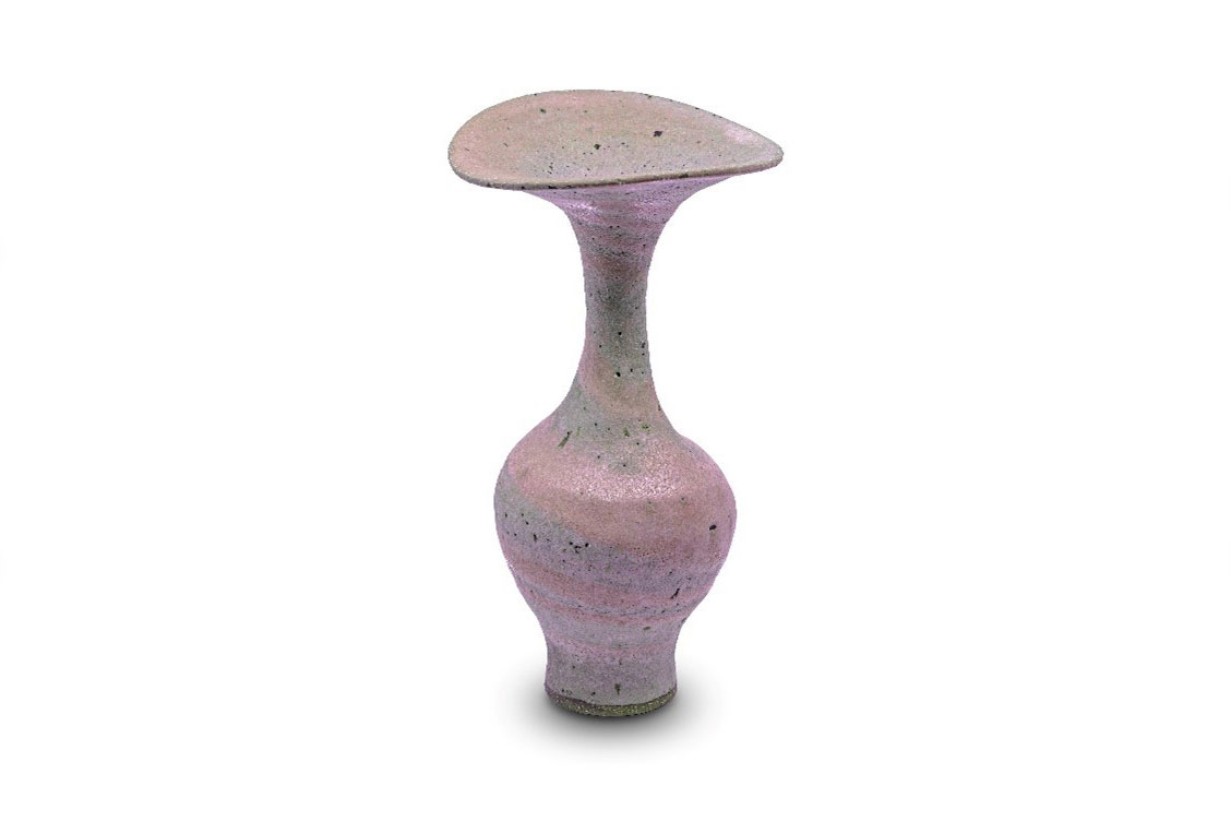 A purple vase 