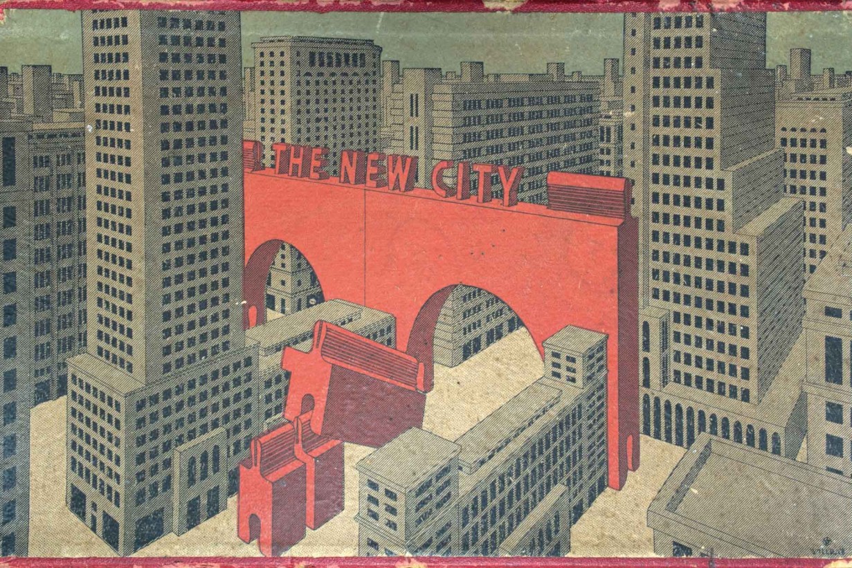 Graphic City with Skyskrapers