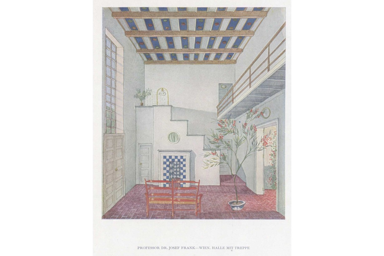 Josef Frank, Entwurf für den Eingangsbereich der Kindertagesstätte in Ortmann bei Pernitz