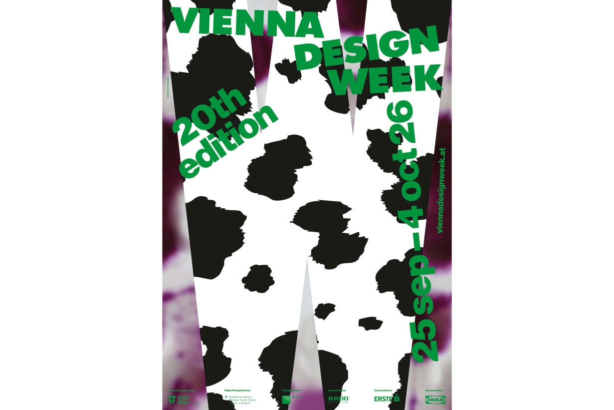 Plakat für die VIENNA DESIGN WEEK. 20th Edition, 2026