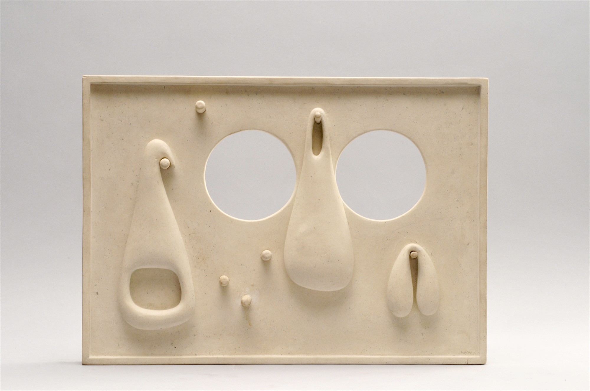 <BODY>Herbert Bayer, WALL SCULPTURE WITH TWO HOLES</BODY>