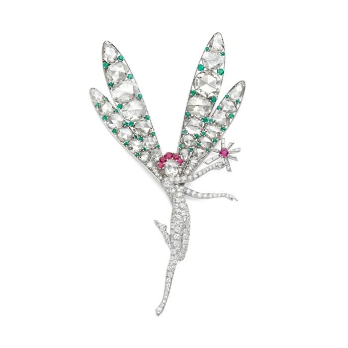 Clip shaped like a fairy