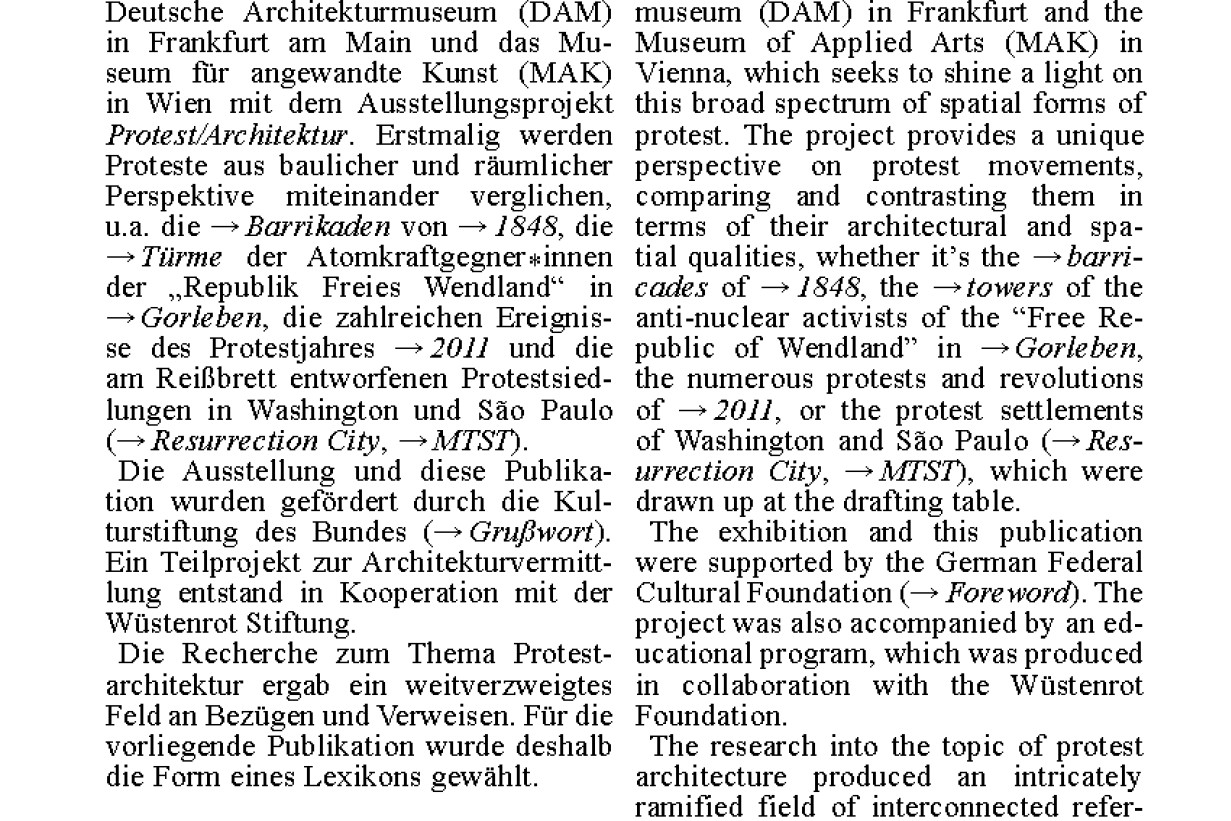 Protest Architecture