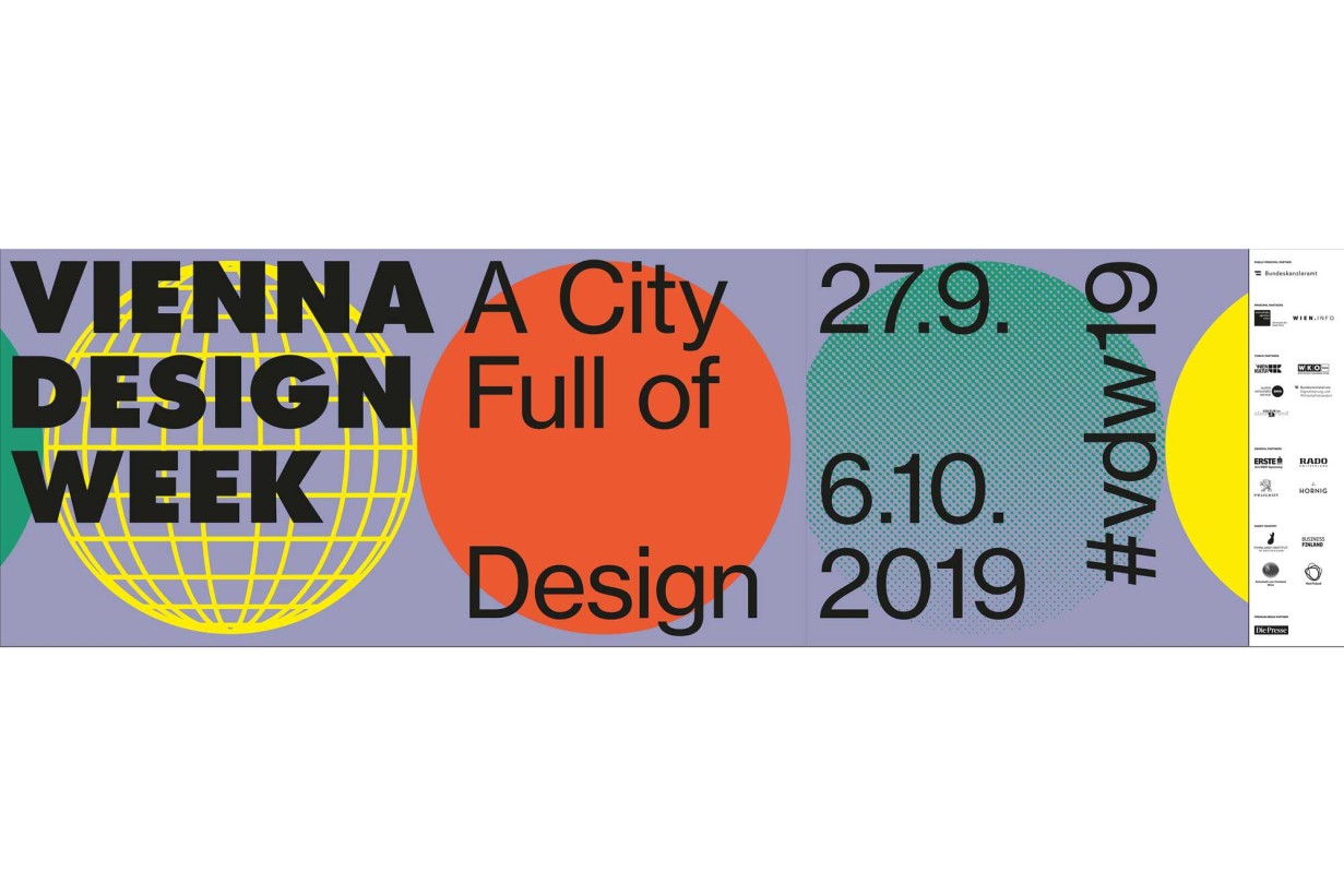 Plakat für die VIENNA DESIGN WEEK, 2019