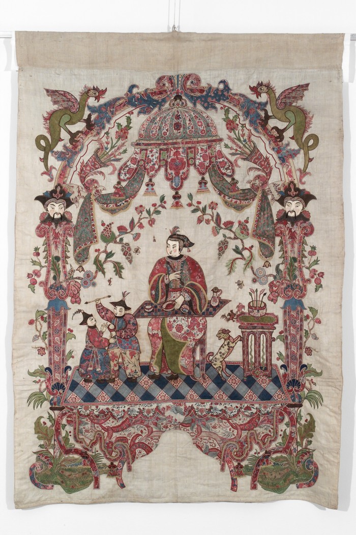 Rückwand eines Paradebettes aus Schloss Hof für Prinz Eugen