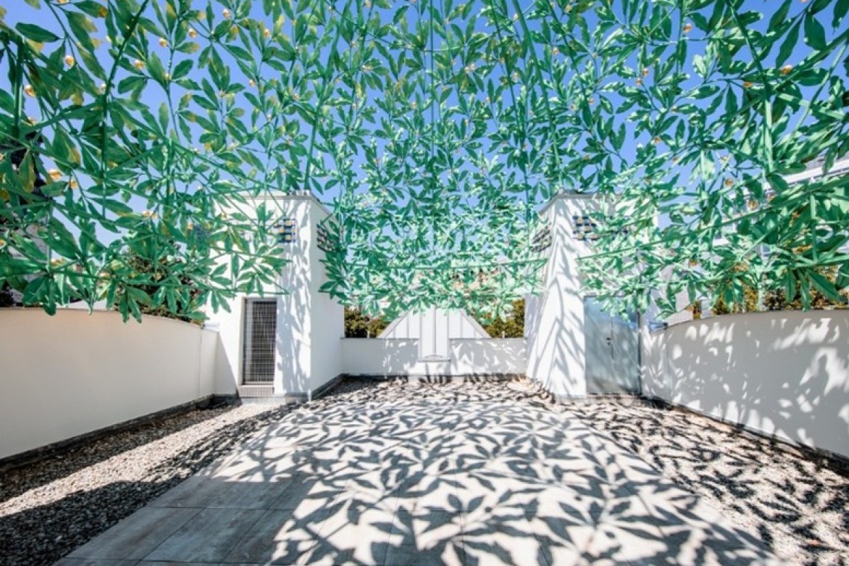 The dome of the Secession, photographed from the inside