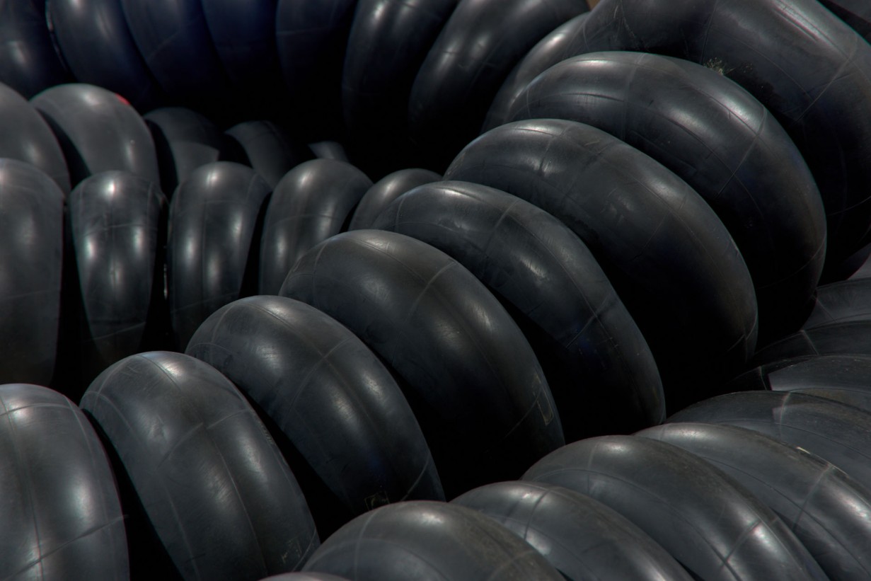 Detail eines Schlauches / Rohres 