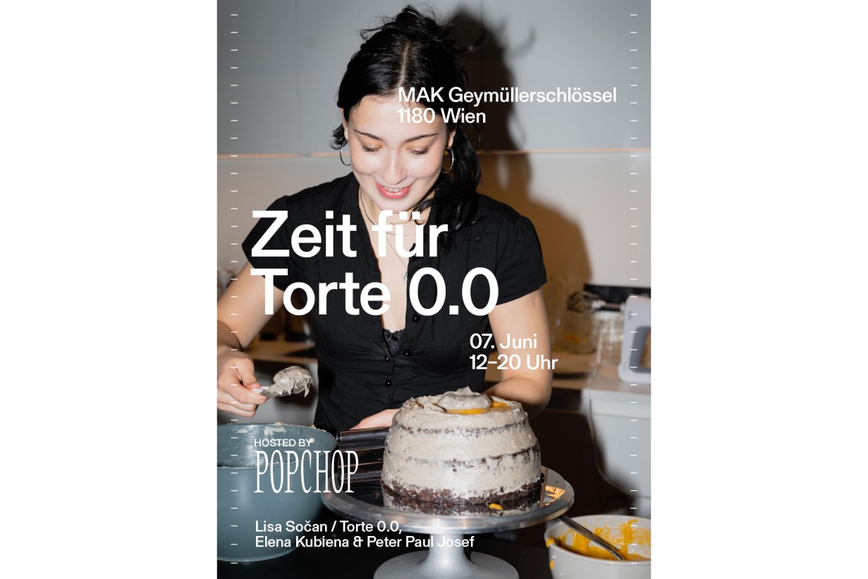 Person verziert Torte