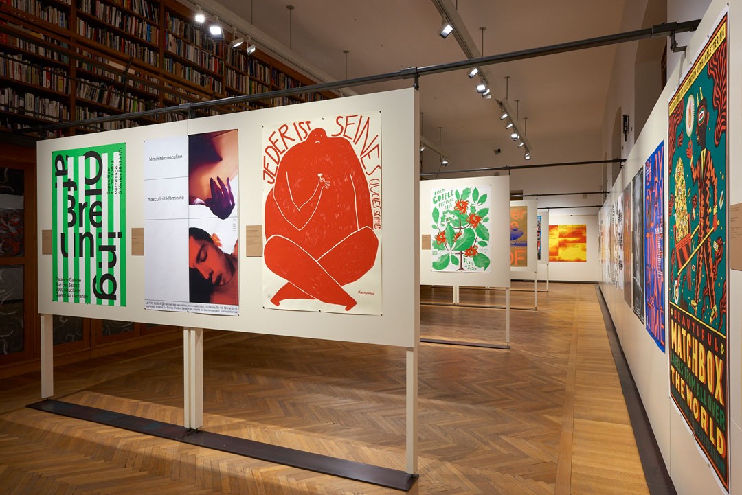 <BODY>MAK Works on Paper Room, Exhibition 100 Best Posters 18</BODY>
