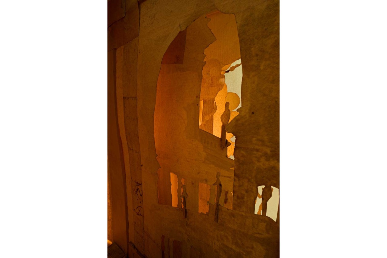 Reggia d’Apollo in the style of Thomas Demand