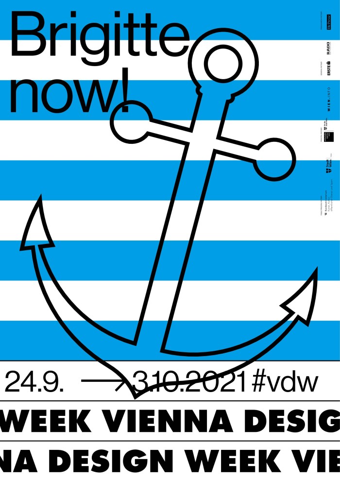 Plakat für die VIENNA DESIGN WEEK 2021