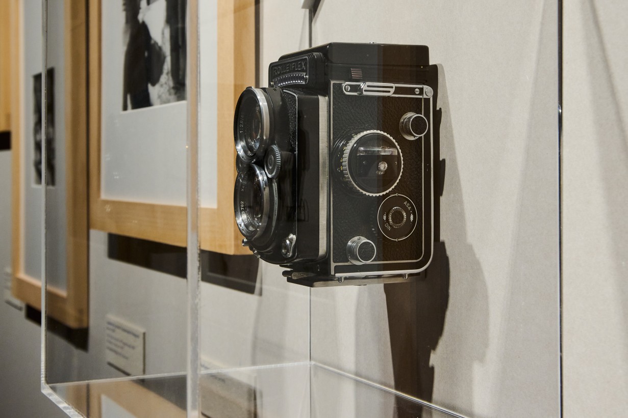 Rolleiflex von Barbara Pflaum in Vitrine