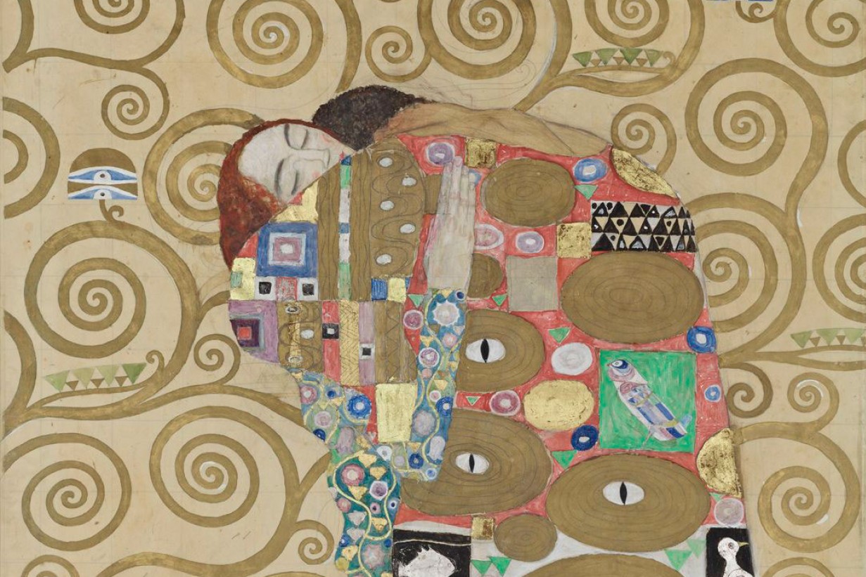 Klimt's Expectation and Fulfillment on Google Arts & Culture