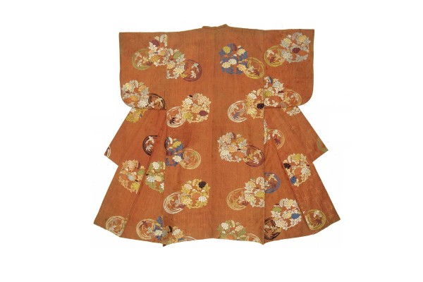 Kostüm in orangen Tönen