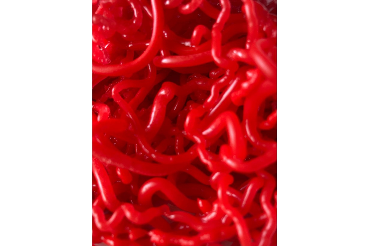 Rotes Biomaterial