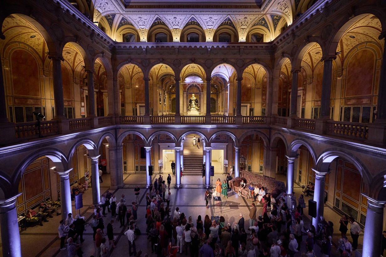 Party in the MAK Columned Main Hall