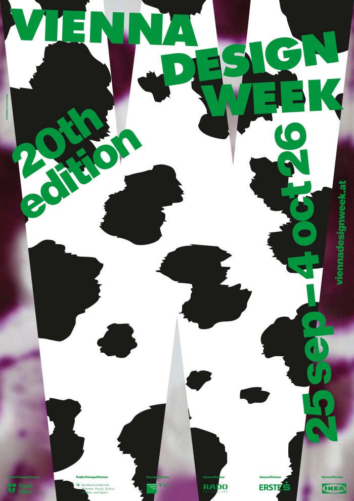 Plakat für die VIENNA DESIGN WEEK. 20th Edition, 2026