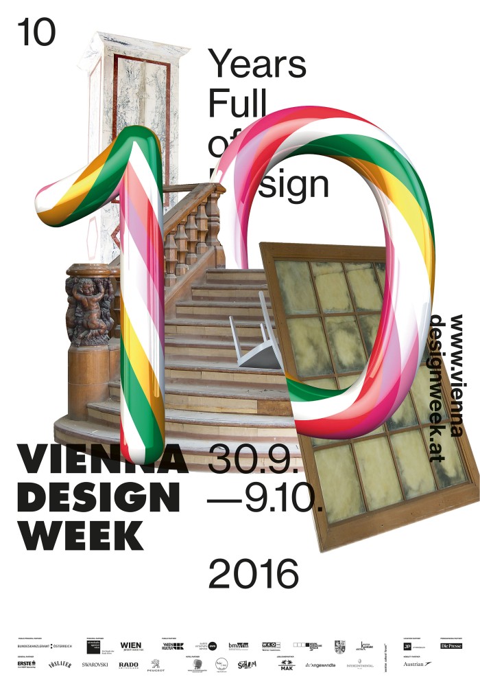 Plakat für die VIENNA DESIGN WEEK 2016