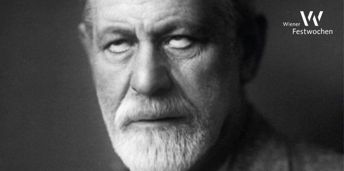 Sigmund Freud, der die Augen verdreht