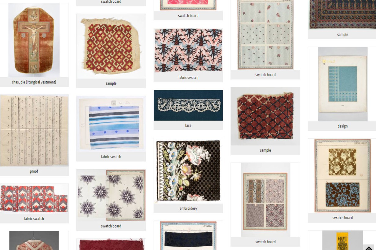 Sammlung Textilien und Teppiche in der MAK Sammlung Online