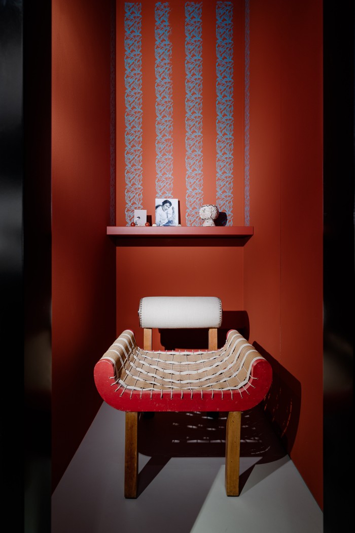 Nische mit Armlehnsessel des Atelier Singer-Dicker