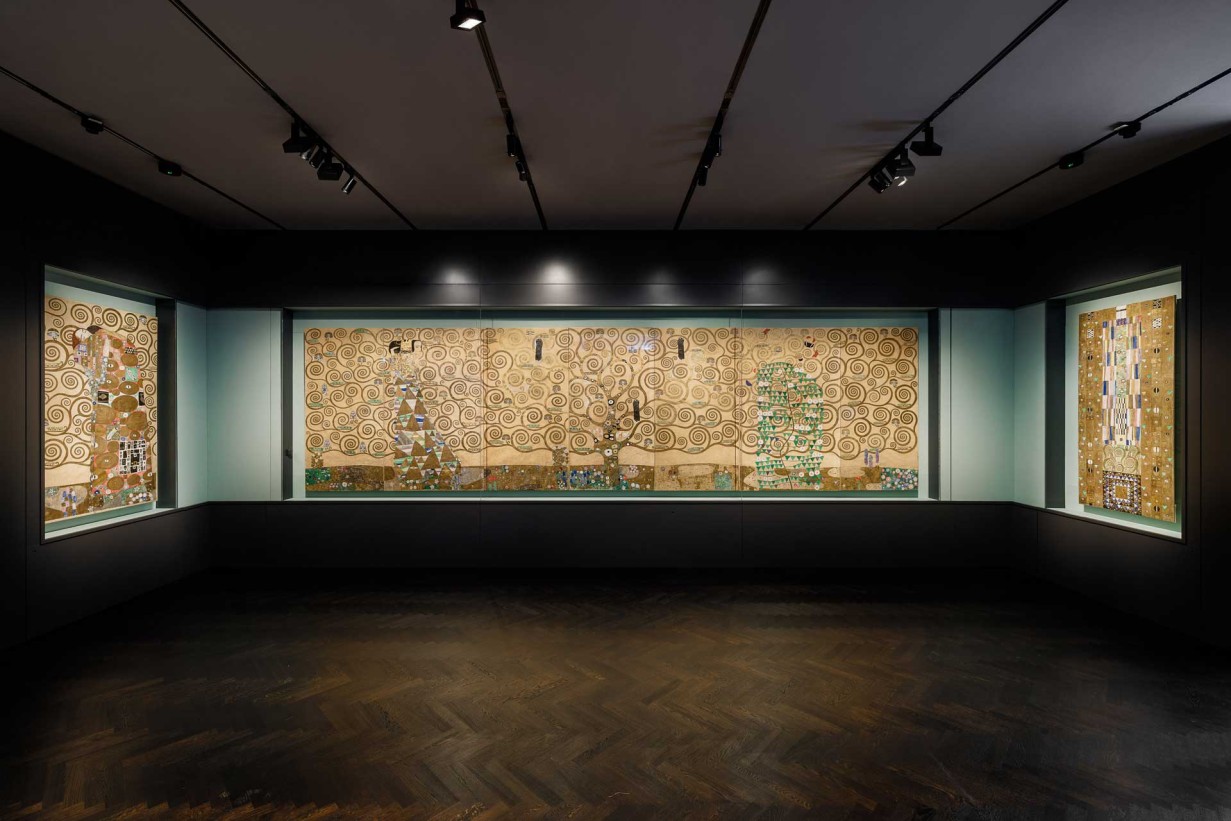 Gustav Klimt, 9 Werkzeichnungen für die Ausführung eines Mosaikfrieses für den Speisesaal des Palais Stoclet in Brüssel