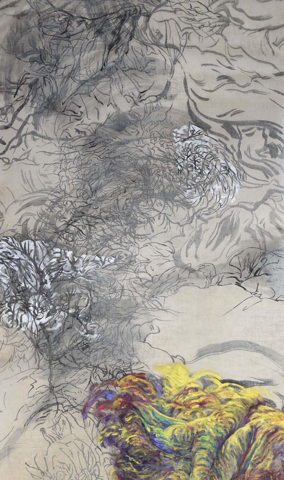 <BODY><div>FURUKAWA Aika, Lost Colours (detail), 2021</div><div>Sumi ink and oil on transparent canvas</div><div>© FURUKAWA Aika</div></BODY>