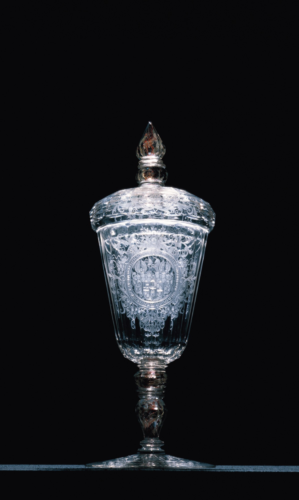 GOBLET WITH COURT OF ARMS