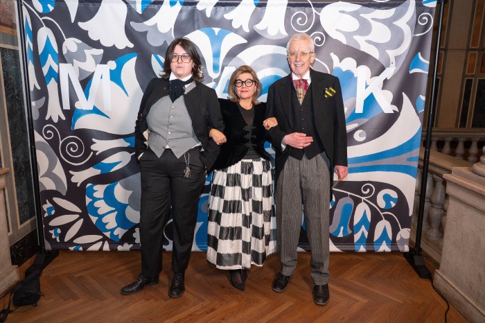 Josepha und Peter Pakesch mit Lilli Hollein