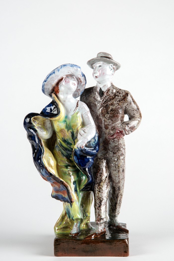 Keramikfigur Verliebtes Paar