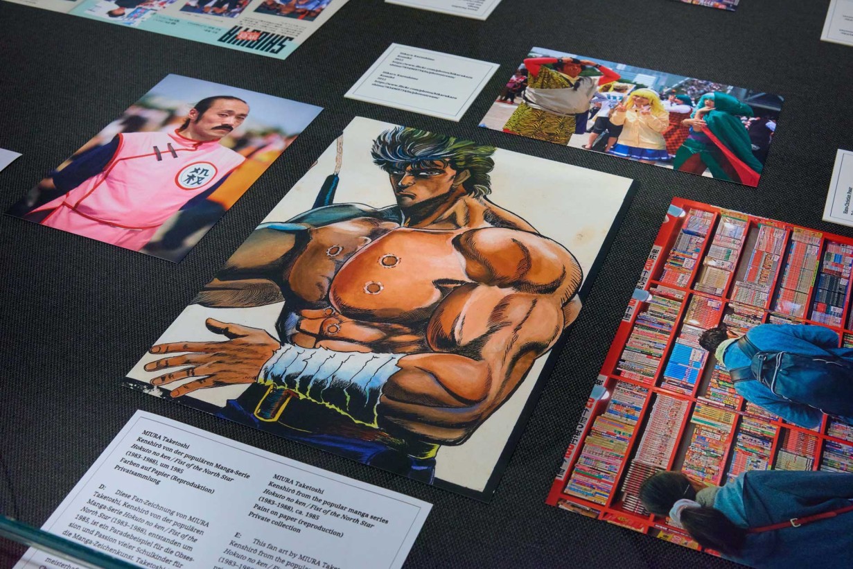 Eine Ausstellung mit Manga