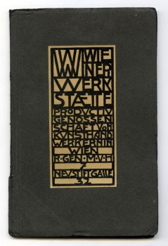 Koloman Moser, Work program of the Wiener Werkstätte, 1905 © MAK