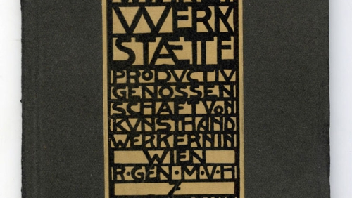 Koloman Moser, Arbeitsprogramm der Wiener Werkstätte, 1905