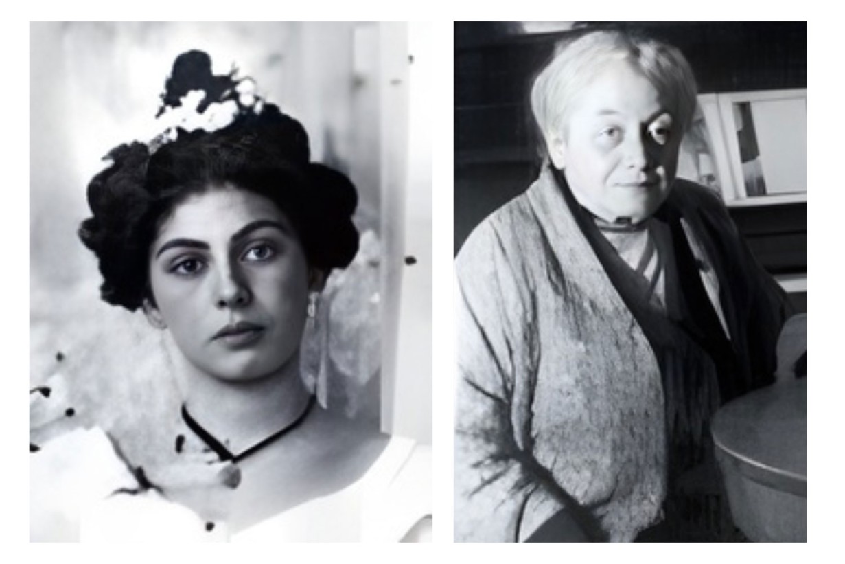 2 Porträts von Dora Breuer