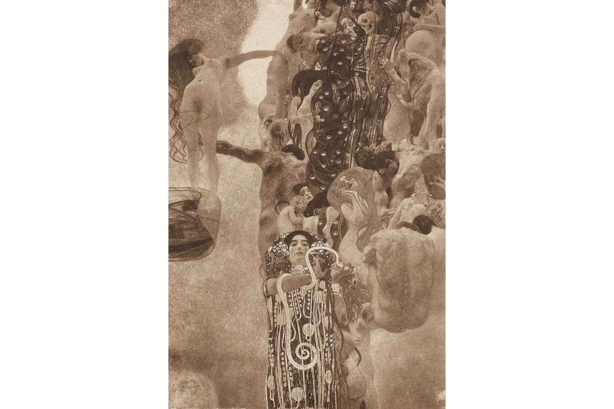 Photogravure Gustav Klimt, Medicine