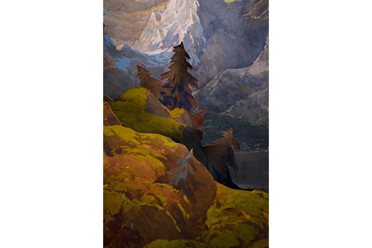 Tree in the style of Thomas Demand