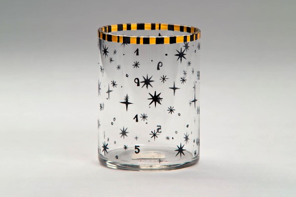 Glass with stars