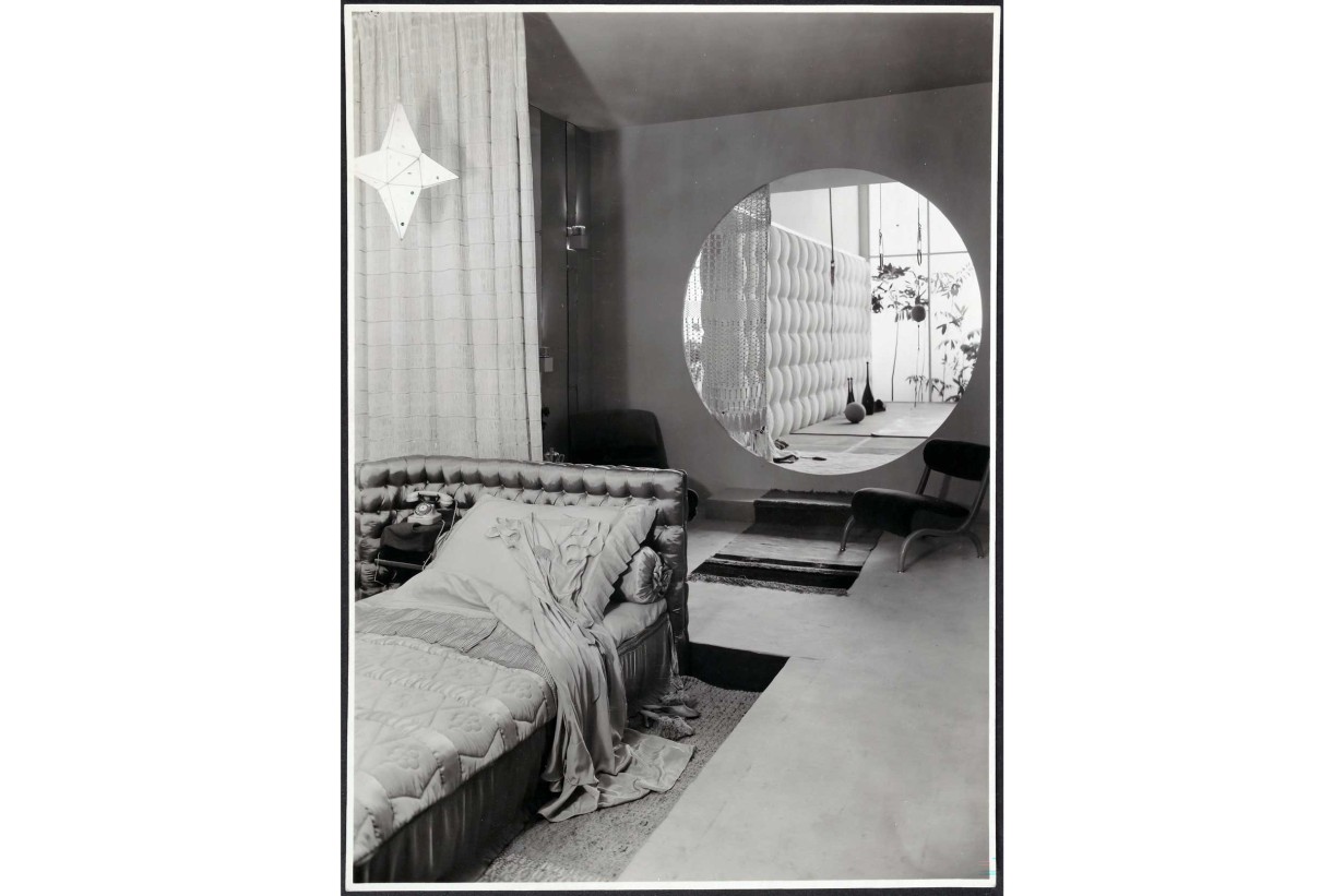 Eduard Josef Wimmer-Wisgrill, Schlafzimmer mit Gymnastikraum