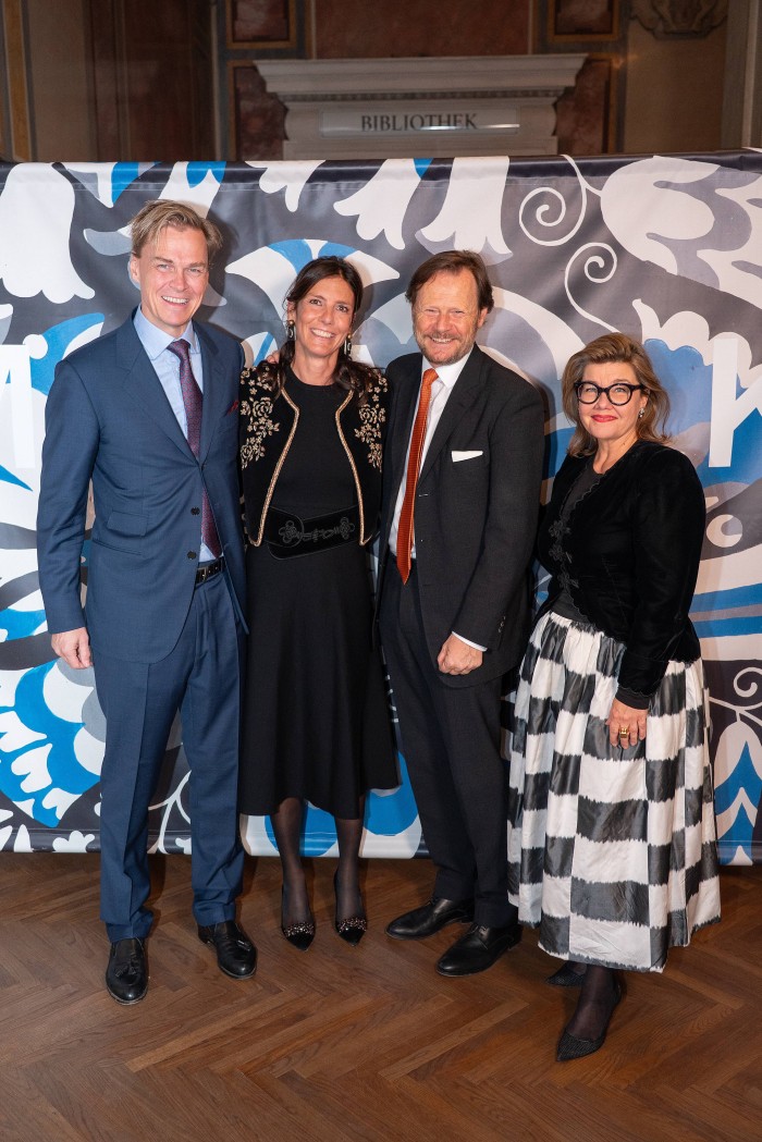 Philip und Viktoria van Wulffen, MARS Präsident Martin Böhm, MAK Generaldirektorin Lilli Hollein