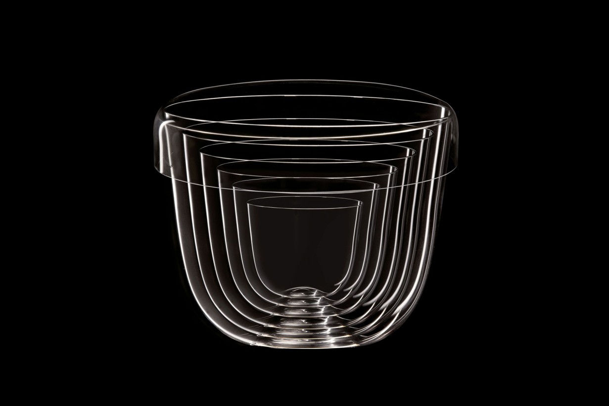 Drinking set, all glasses stacked inside each other