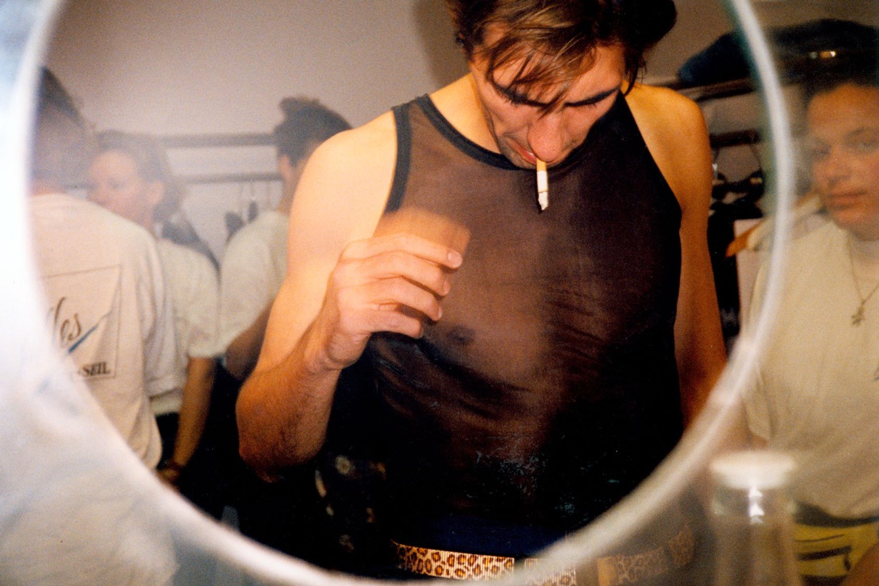 Backstage Foto Helmut Lang - Thomas Braun by Juergen Teller