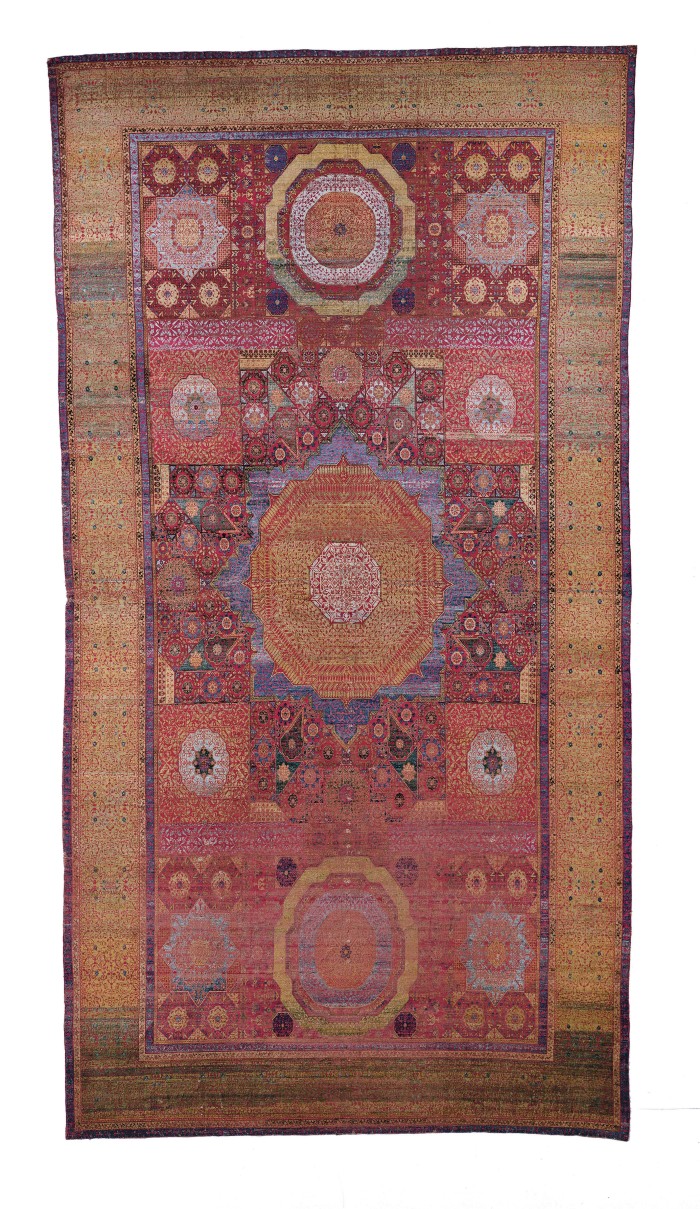 Sogenannter „seidener Mamluken-Teppich“