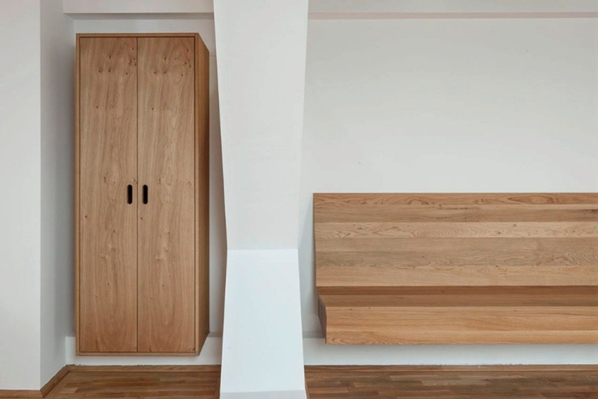 Wooden cabinet and chest