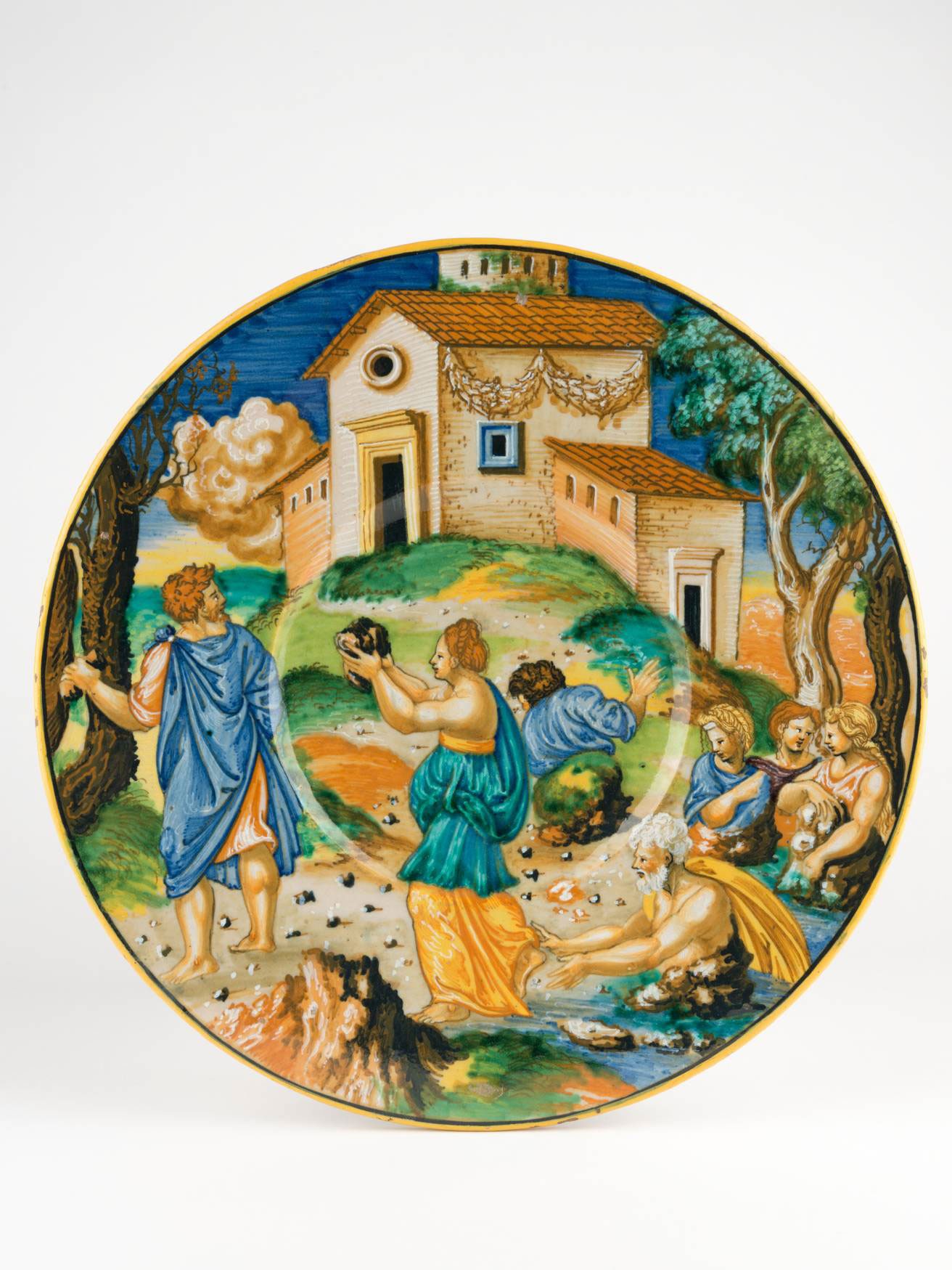 <BODY><div>Majolica plate, Deucalion and Pyrrha, Francesco Xanto Avelli, Urbino, 1534 © MAK/Katrin Wißkirchen</div><div> </div></BODY>