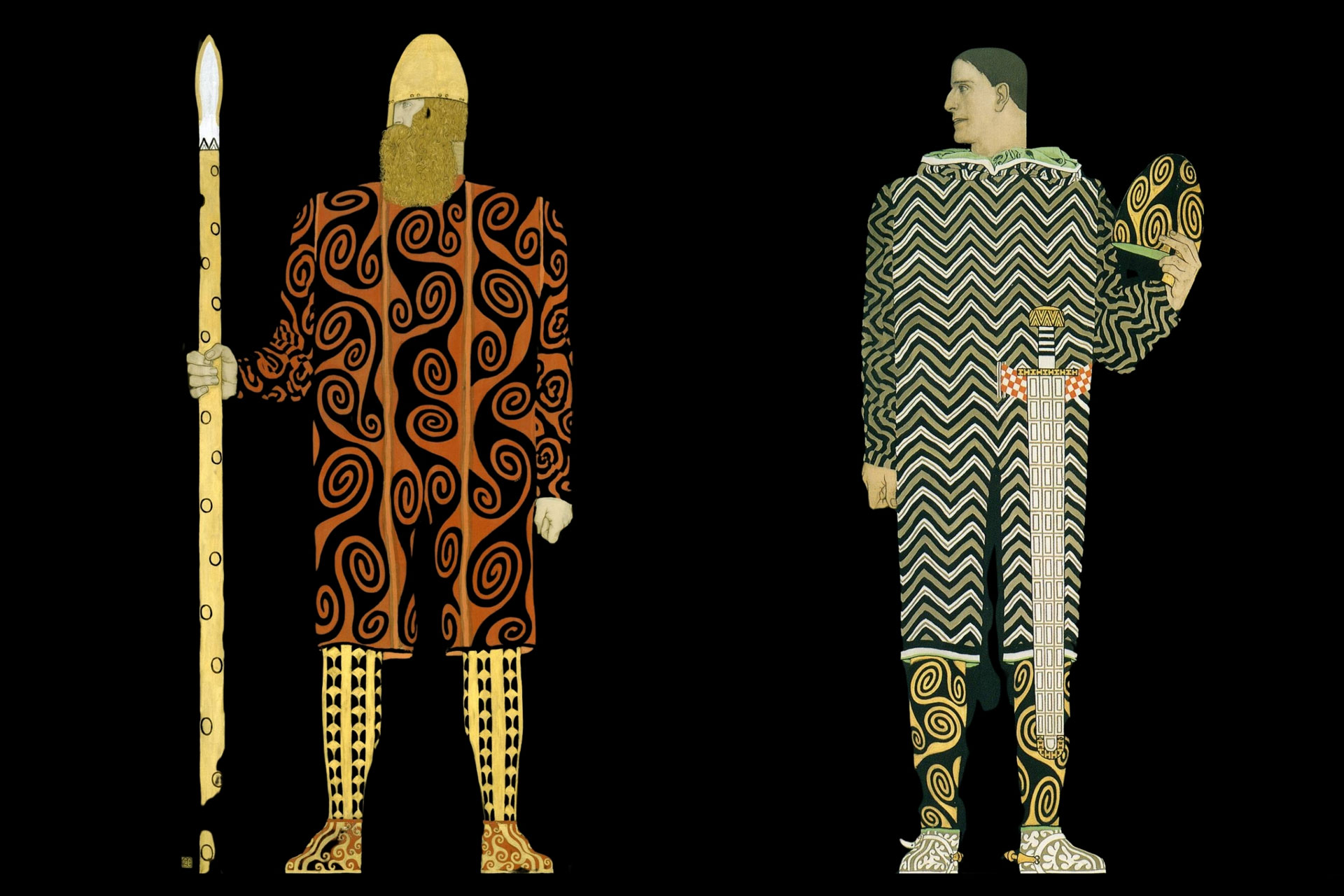 Costume designs for Richard Wagner’s operas Walküre: Wotan 